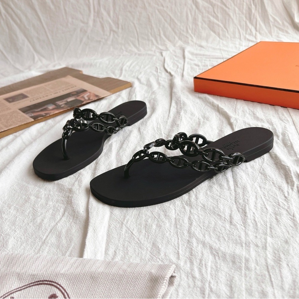 Hermes women's slippers - Picture 3 of 8